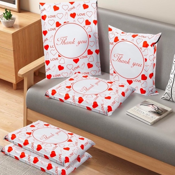 Polymailers 20 10x13 and 20 2 inch stickers Packaged With Posh Love - Picture 2 of 10